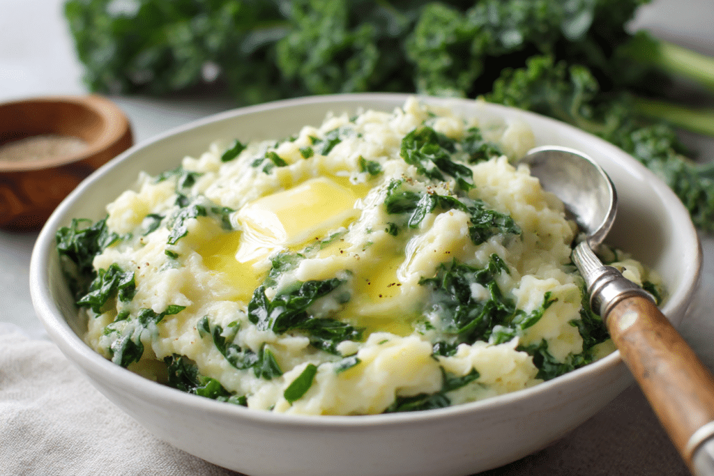Colcannon Recipe Traditional Irish Mashed Potatoes with Kale – freshforkedd